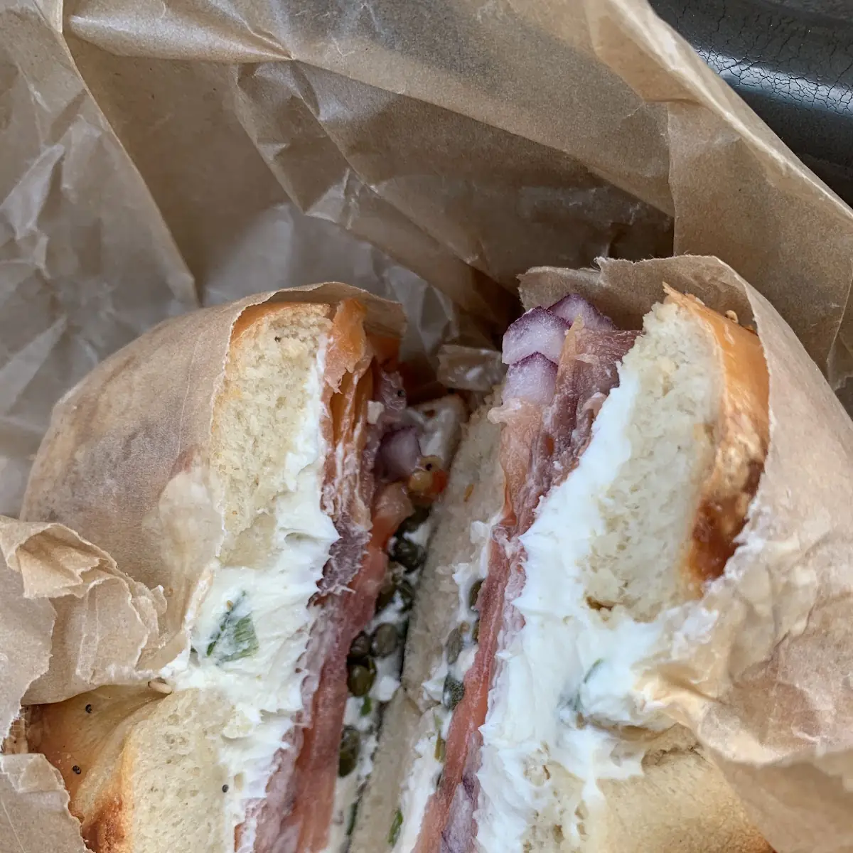 Lox & cc Bagel
