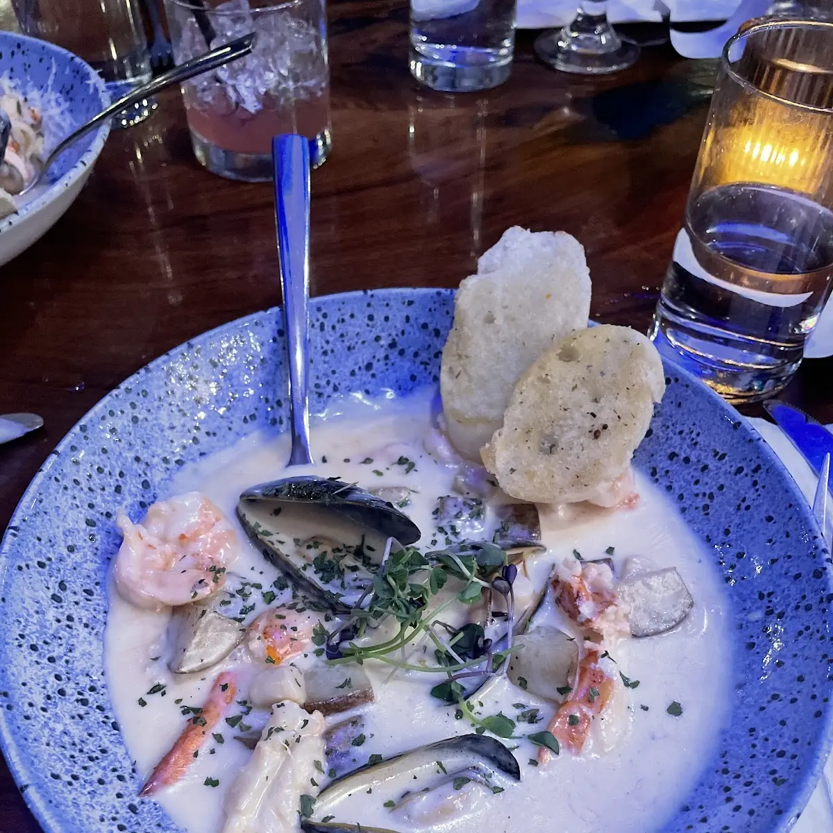 Clam Chowder, L'Écluse - halte gourmande