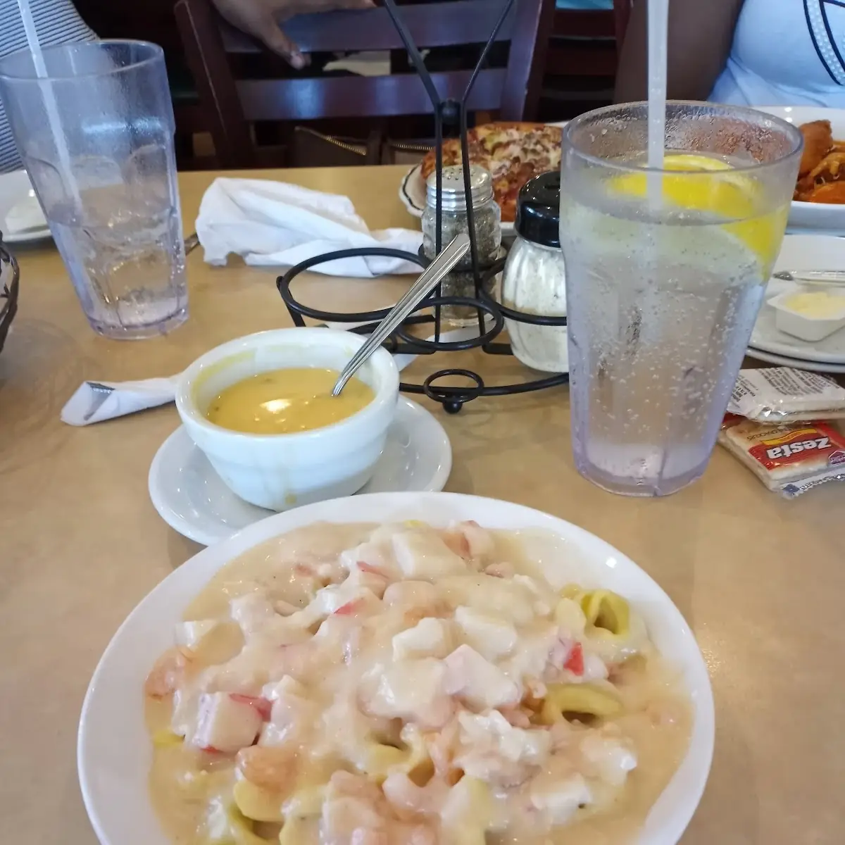 Tortellini Alfredo Seafood Alfredo