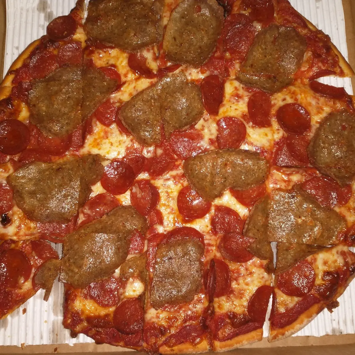 Pepperoni & Italian Sausage Pizza