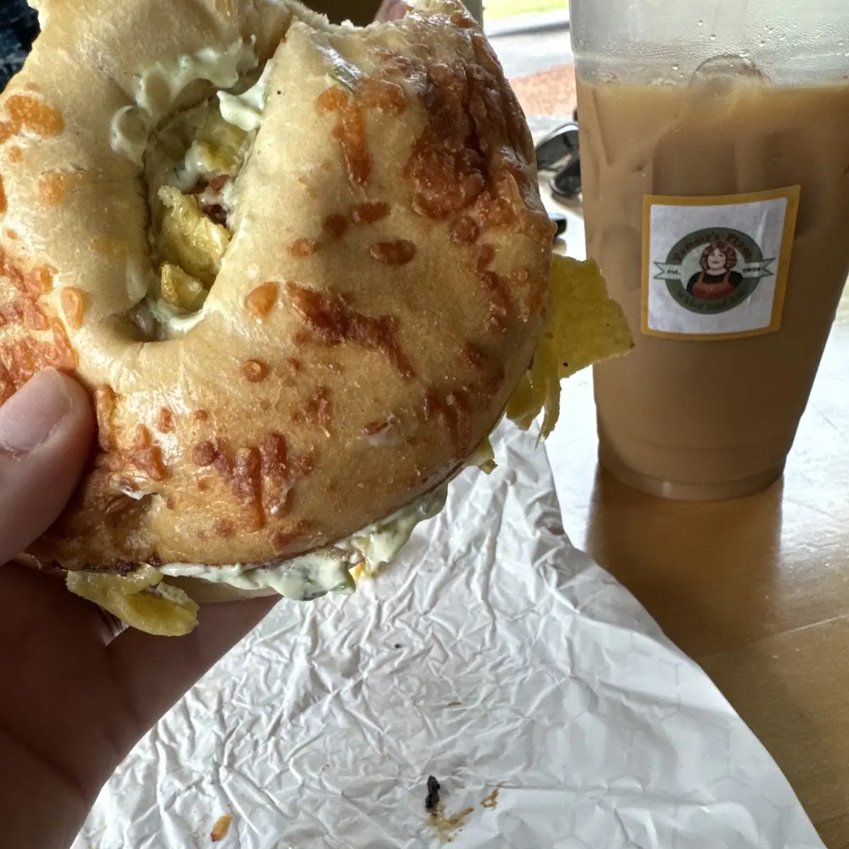 Breakfast Bagel Sandwich