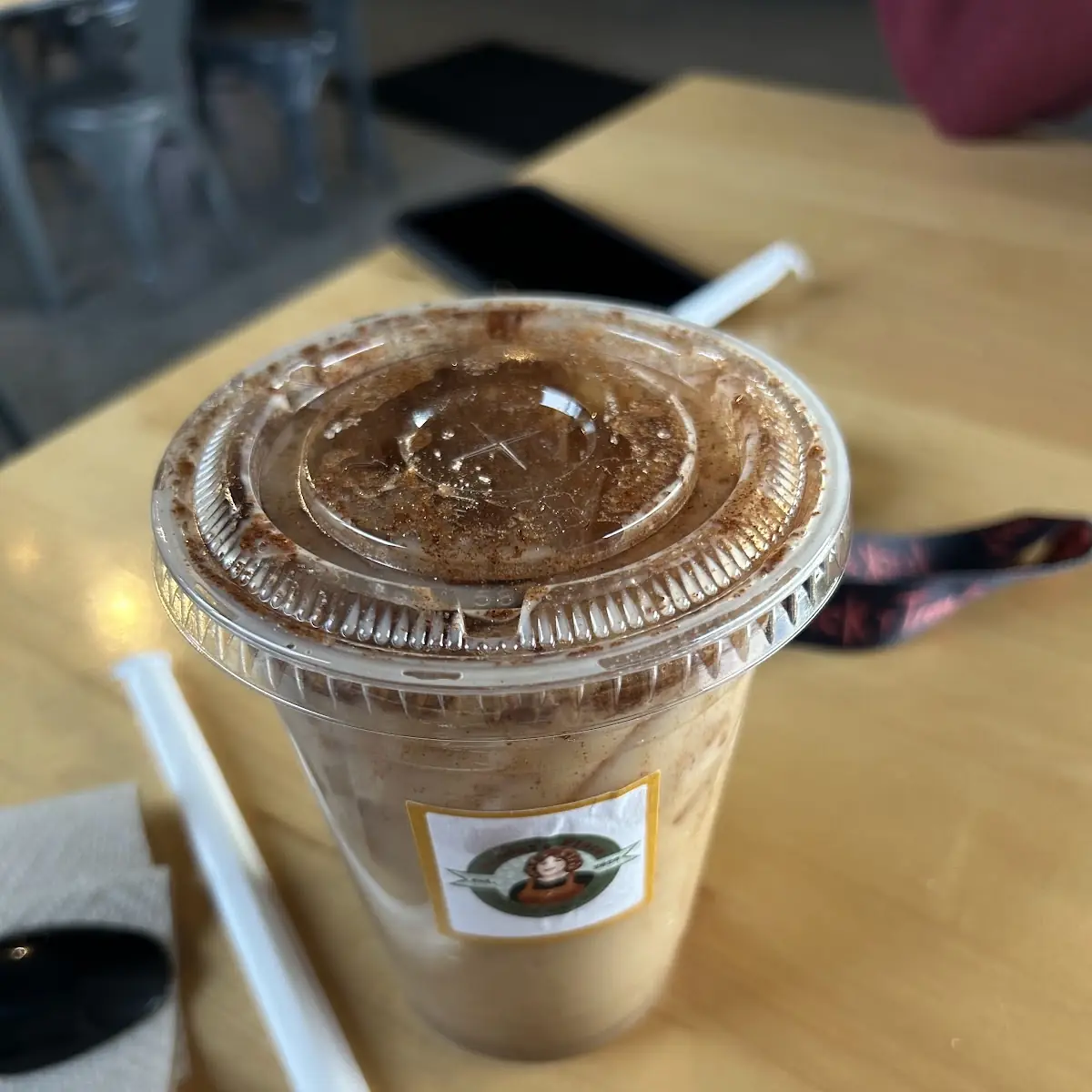 Iced Chai Latte with Oat Milk