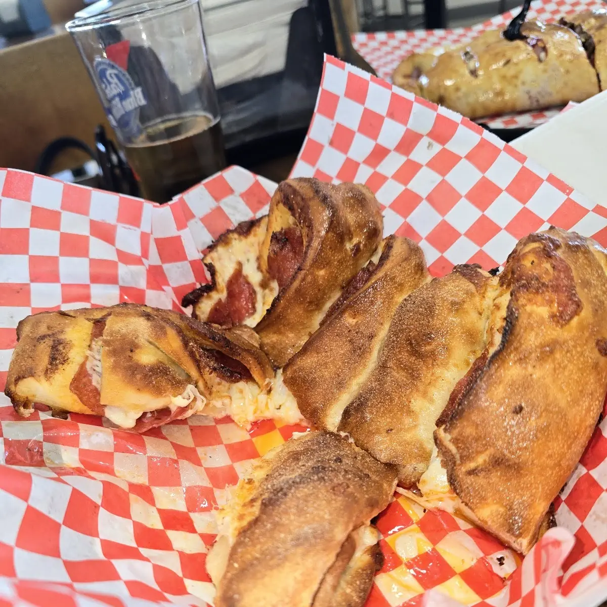 Twisted Bread Sticks with Pepperoni