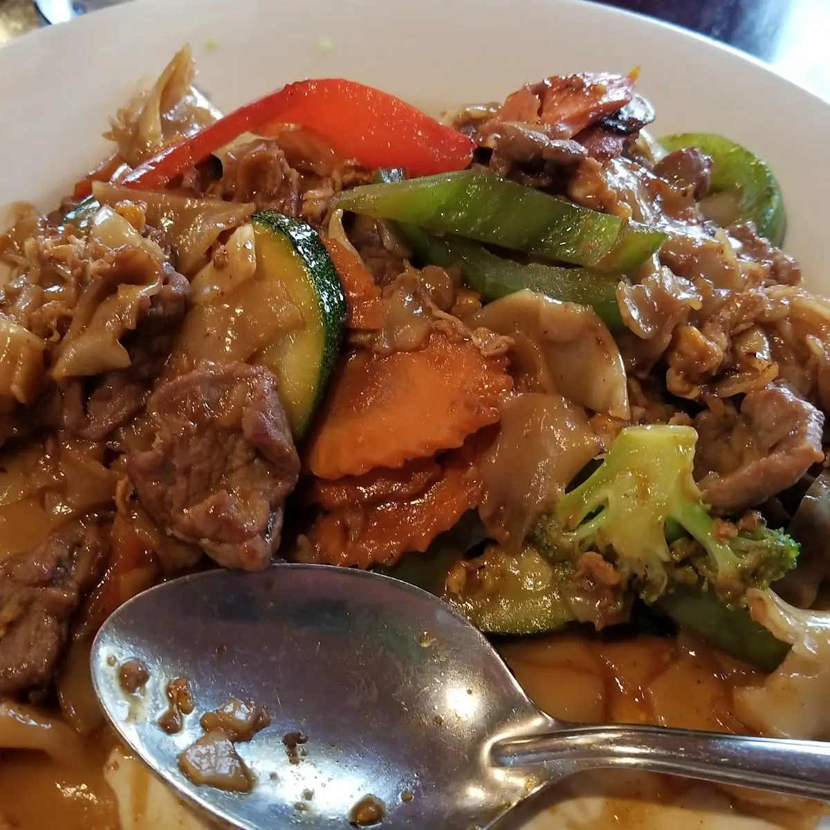 Drunken Noodles with Beef with Broccoli