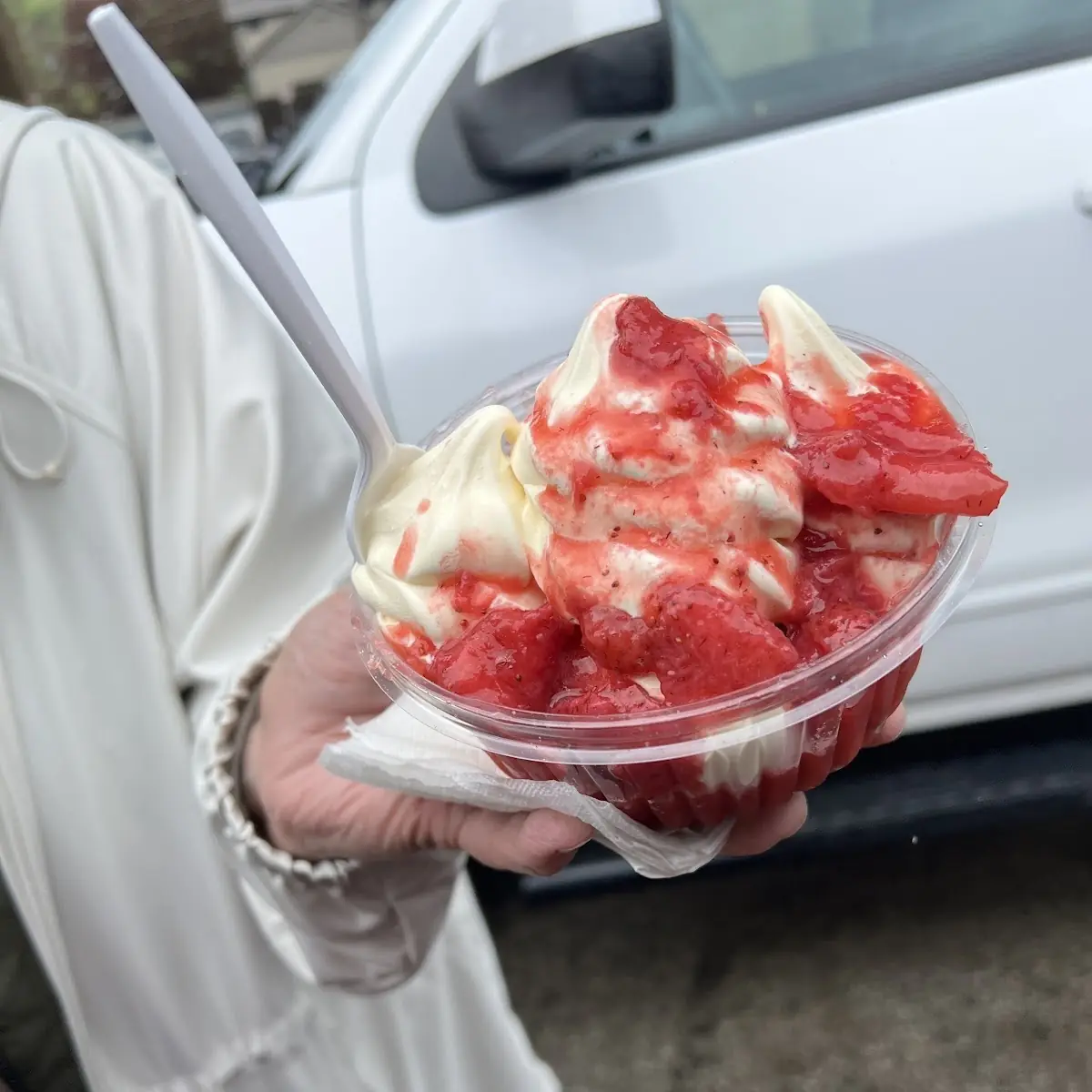 Strawberry Shortcake Sundae