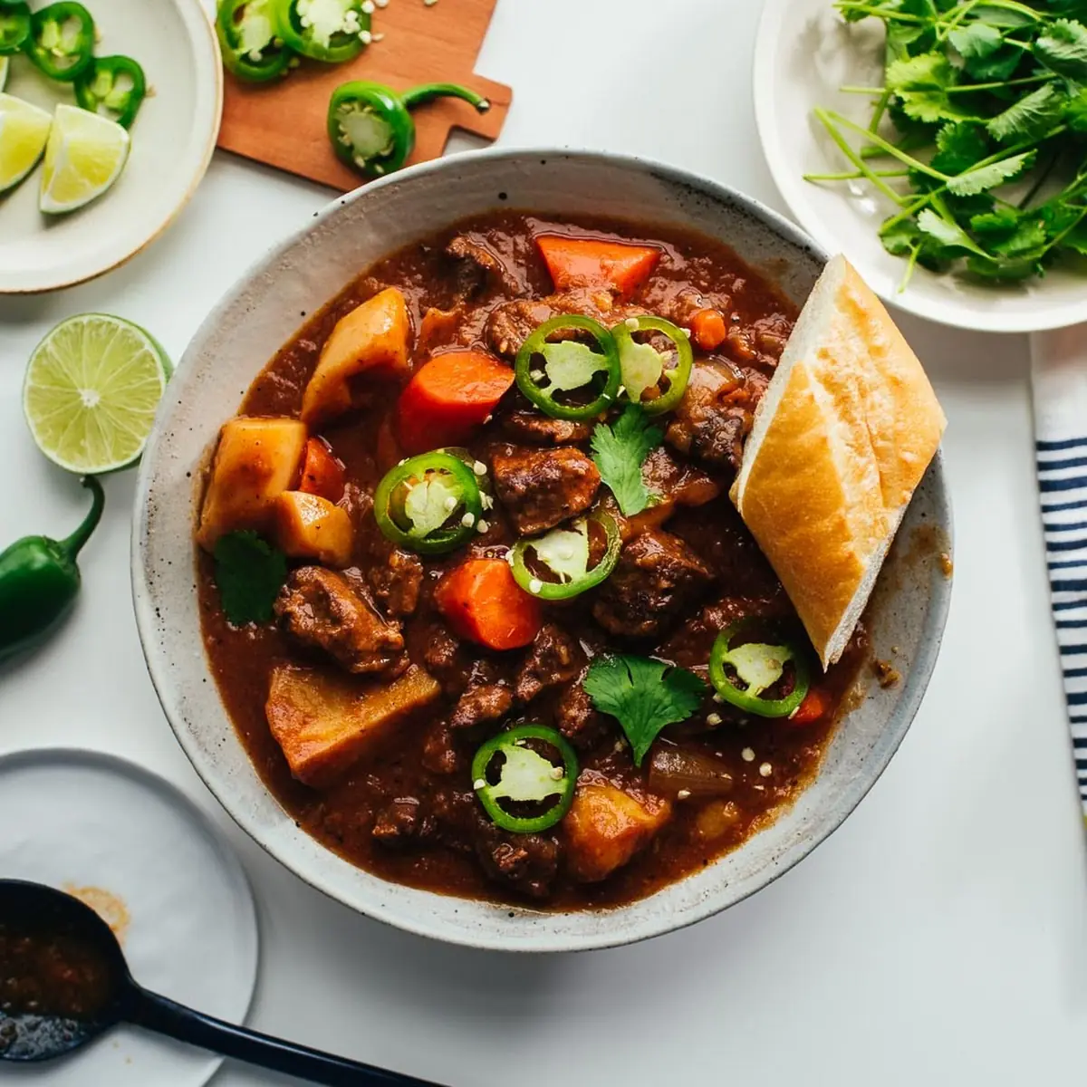 Beef Stew Noodle Soup Bo Kho