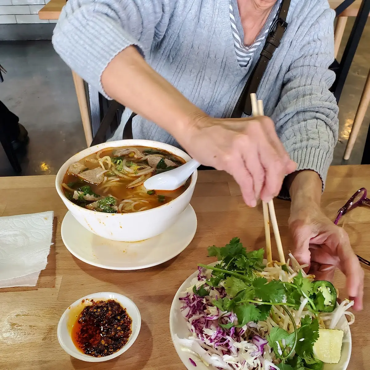 Vegetarian Noodle Soup - Pho Chay