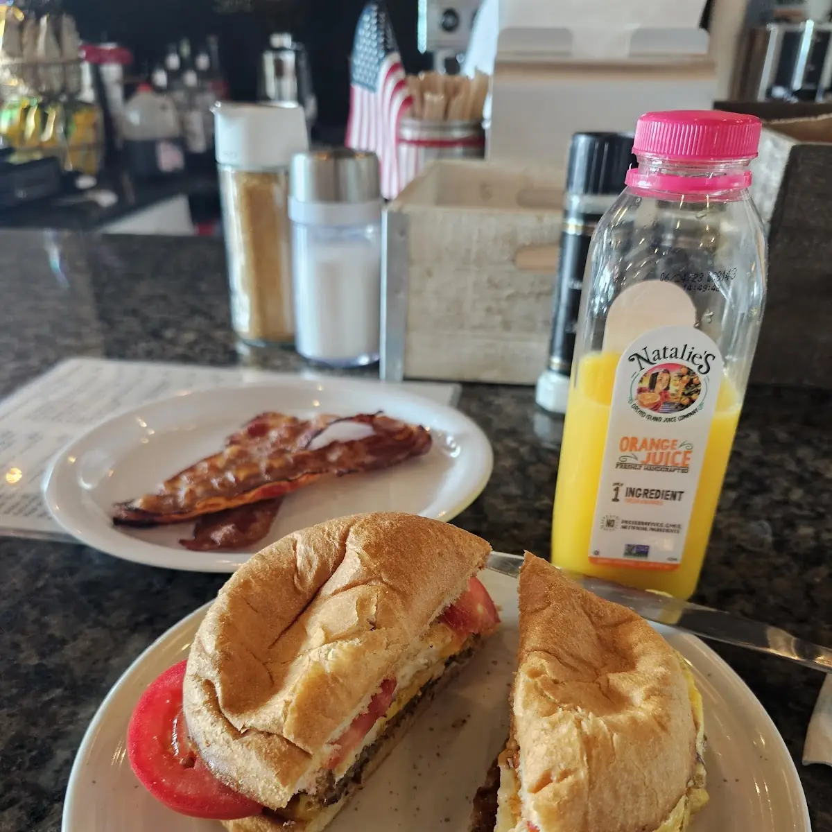 Sausage Egg and Cheese Sandwich