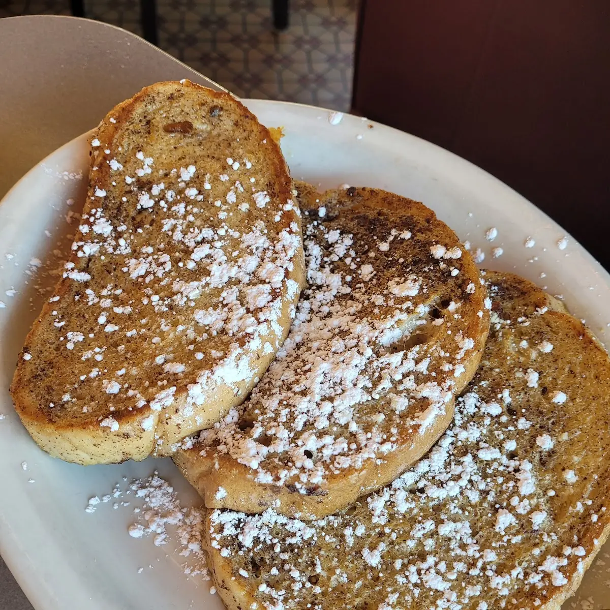 Cinnamon Raisin Toast with Butter