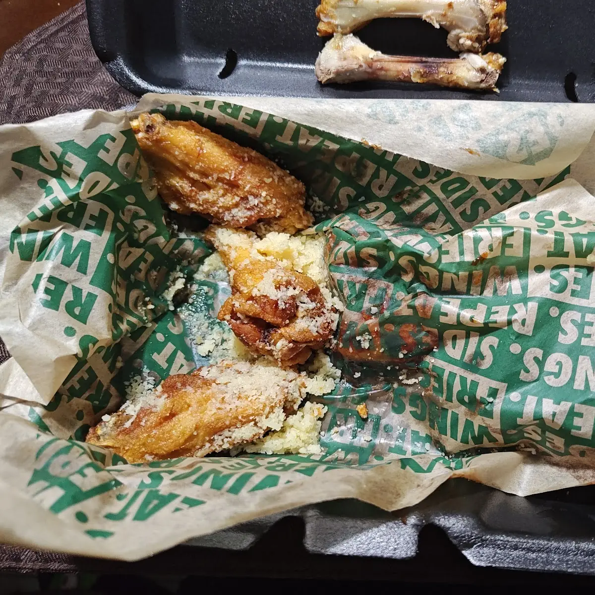 Garlic Parm Wings