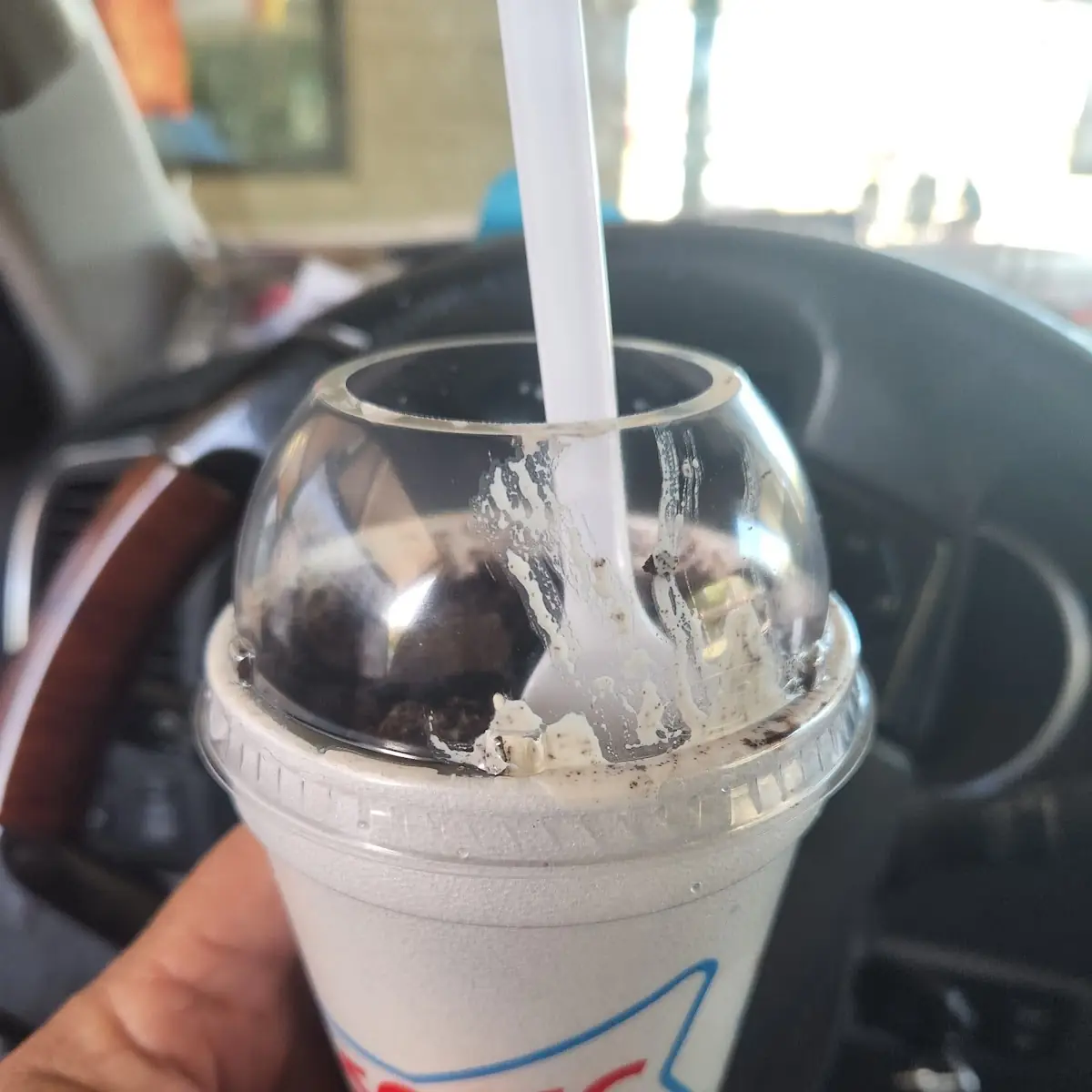 Sonic Blast Made with Oreo Cookie Pieces