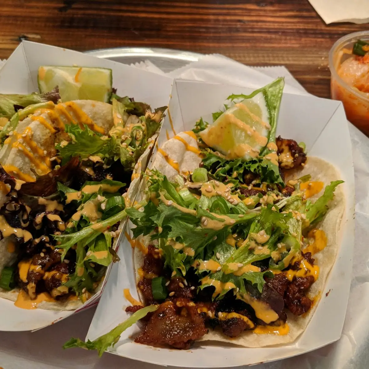 Seoul Chicken Tacos