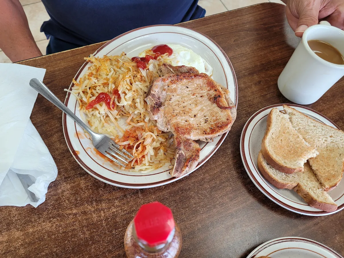 Pork Chops Eggs Hash Browns