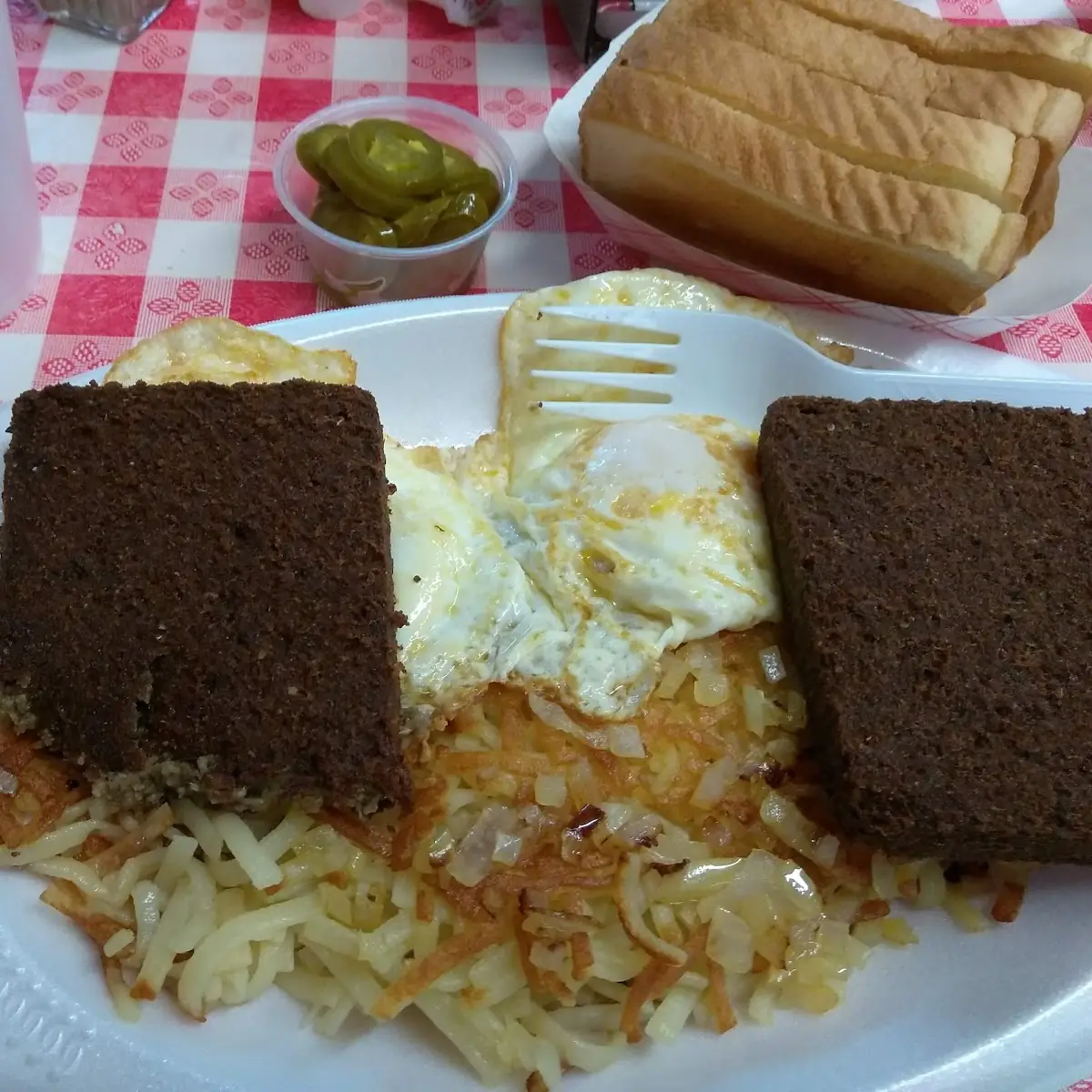 Friedlivermush Eggs and Hash Browns