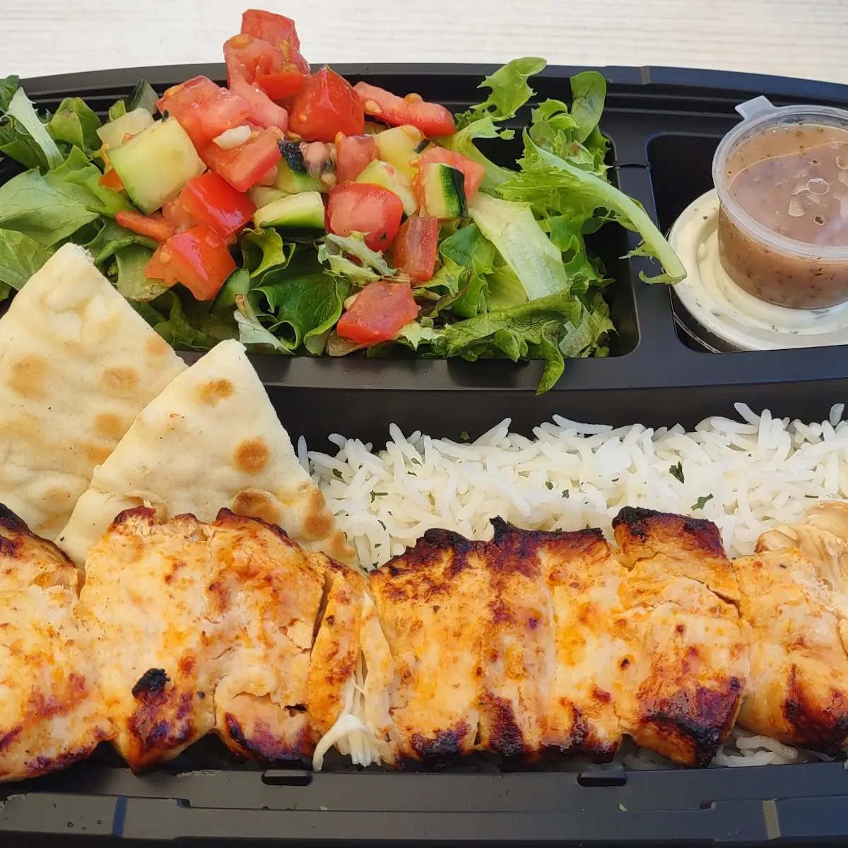 Flatcut Chicken Kebab Plate