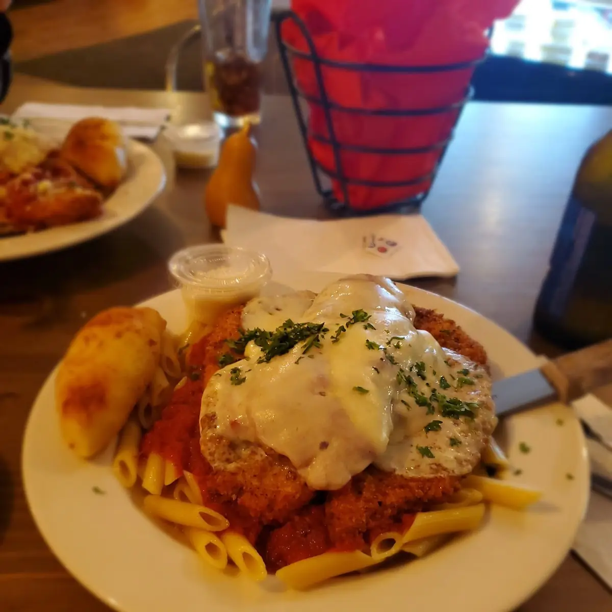 Veal Parmesan Pasta
