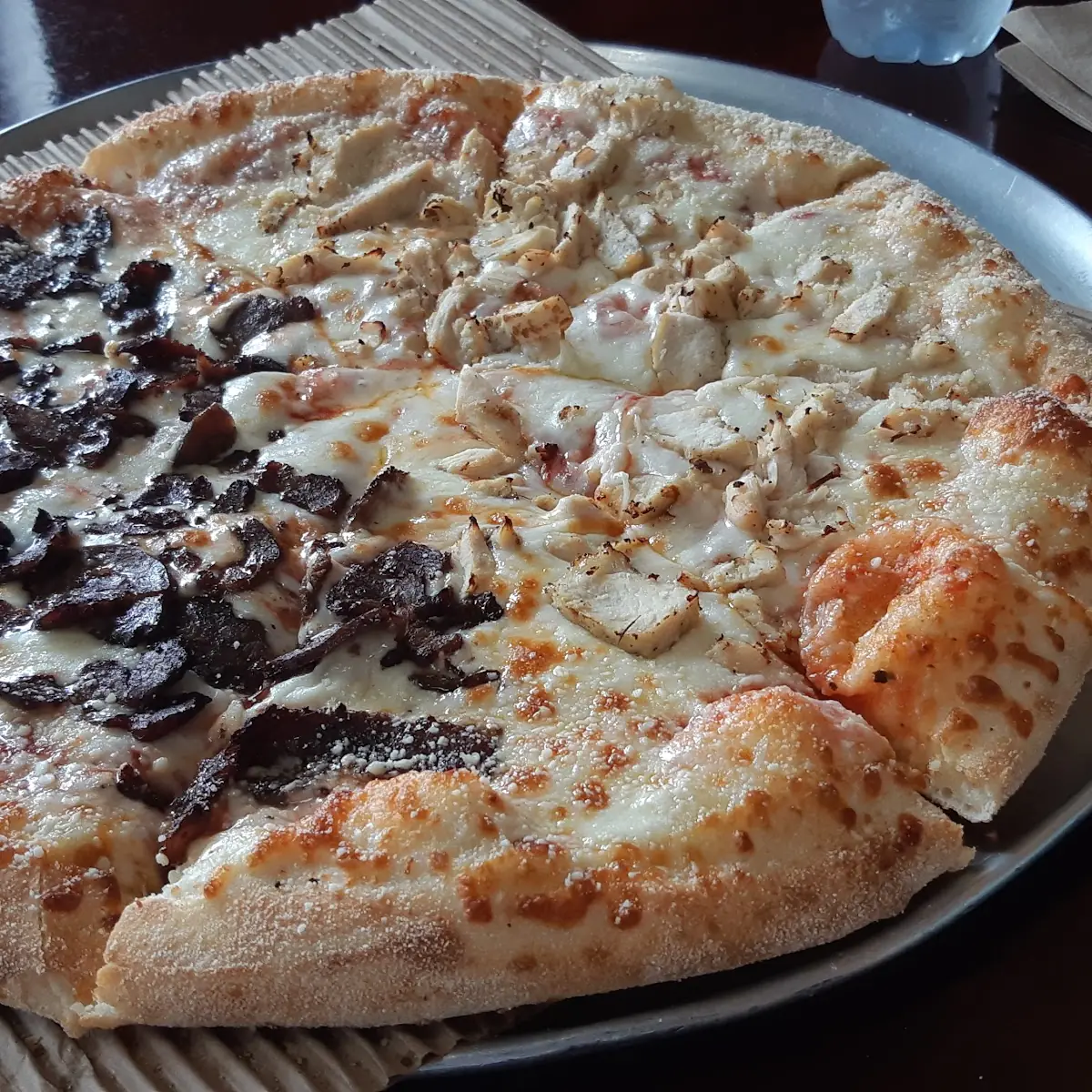 Pizza Grande Steak Pollo