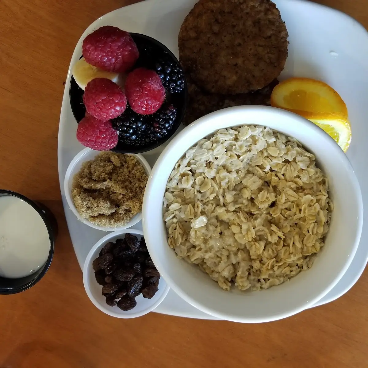 Homemade Oatmeal with Fresh Fruit
