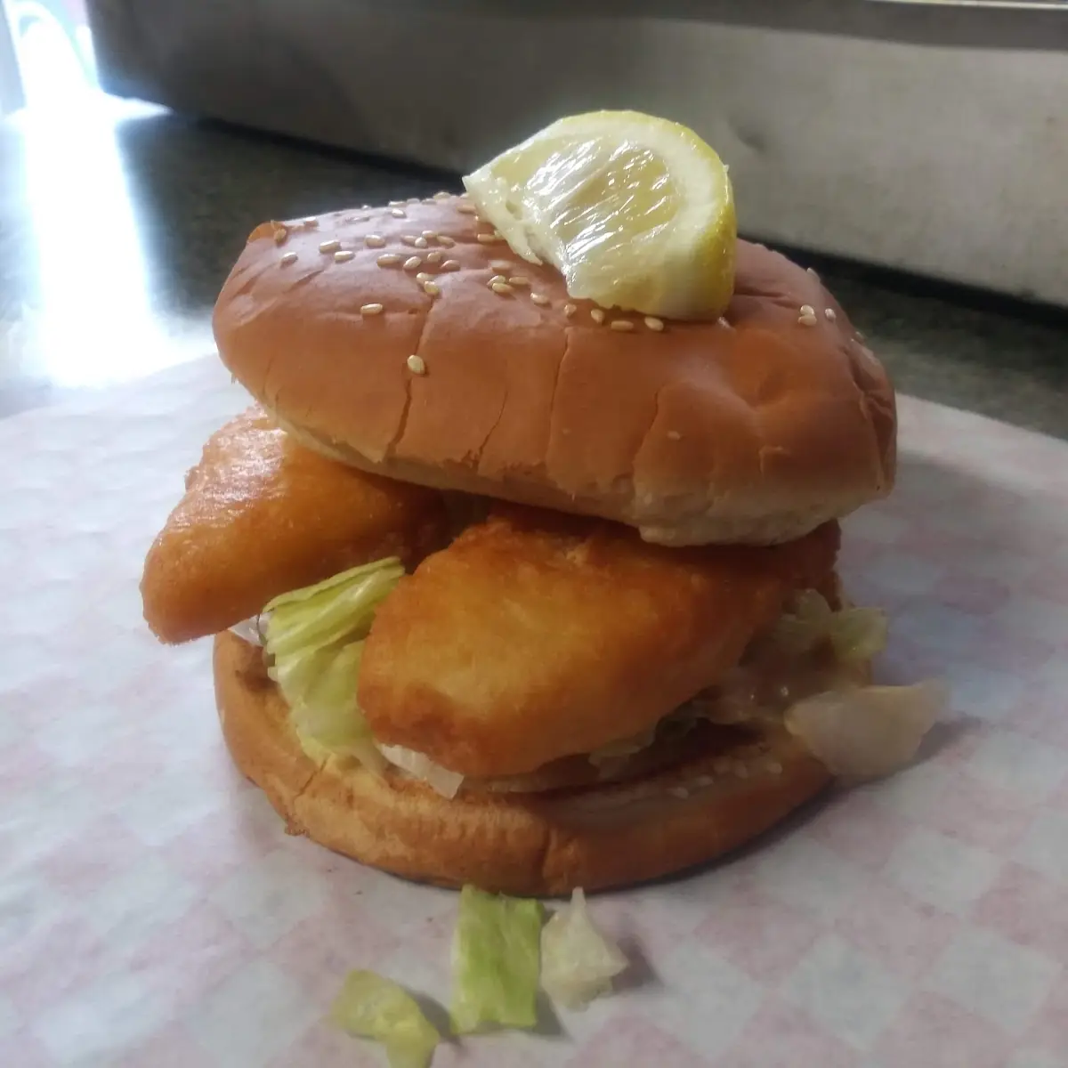 Halibut Fish Sandwich