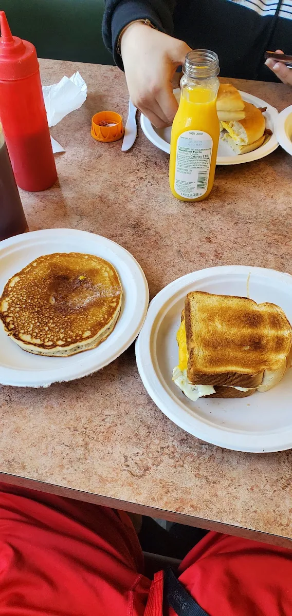 Sausage Egg and Cheese on Toast