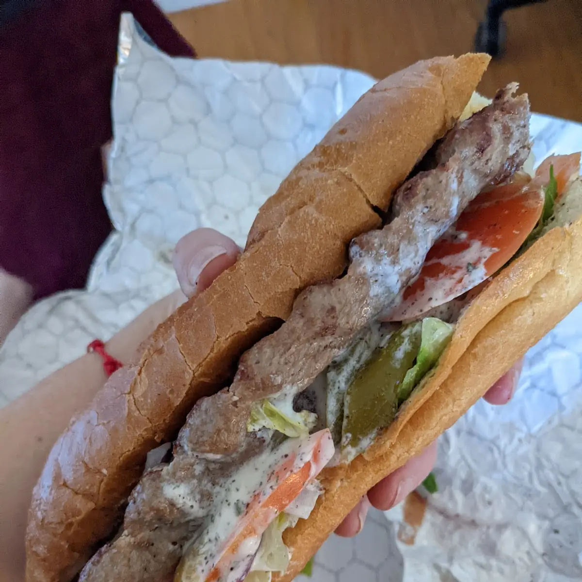 Beef Kebab Sandwich