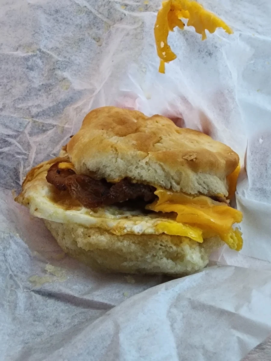 Bacon Egg and Cheese Biscuit