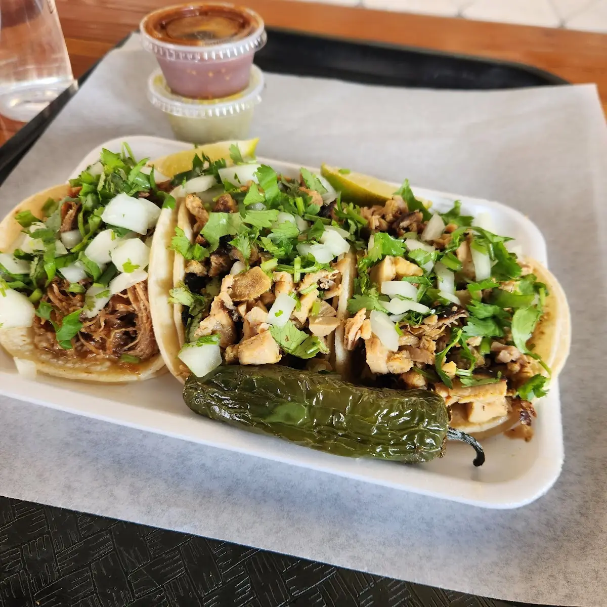 Pulled Pork and Chicken Tacos