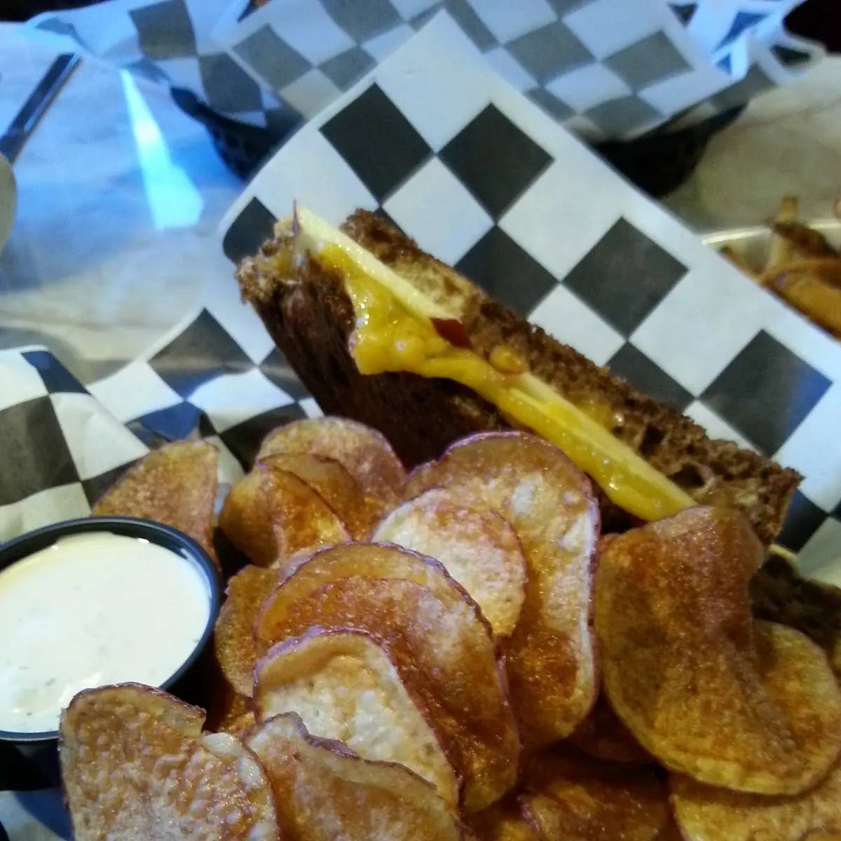 Grilled Cheese with Apple