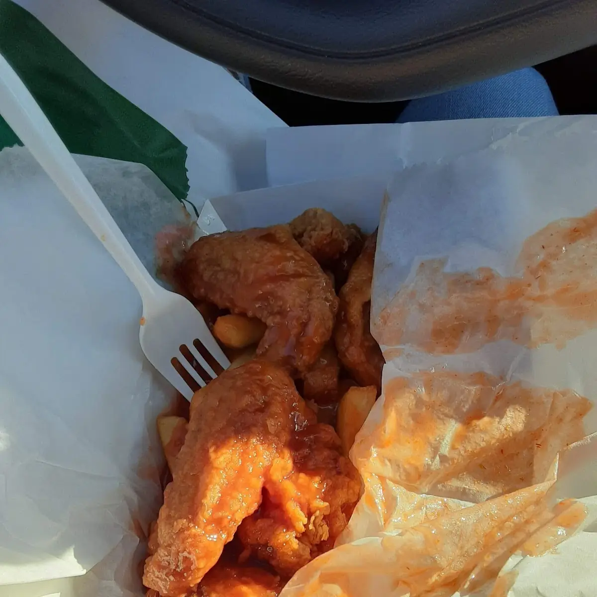 Fried Chicken Wings Dinner