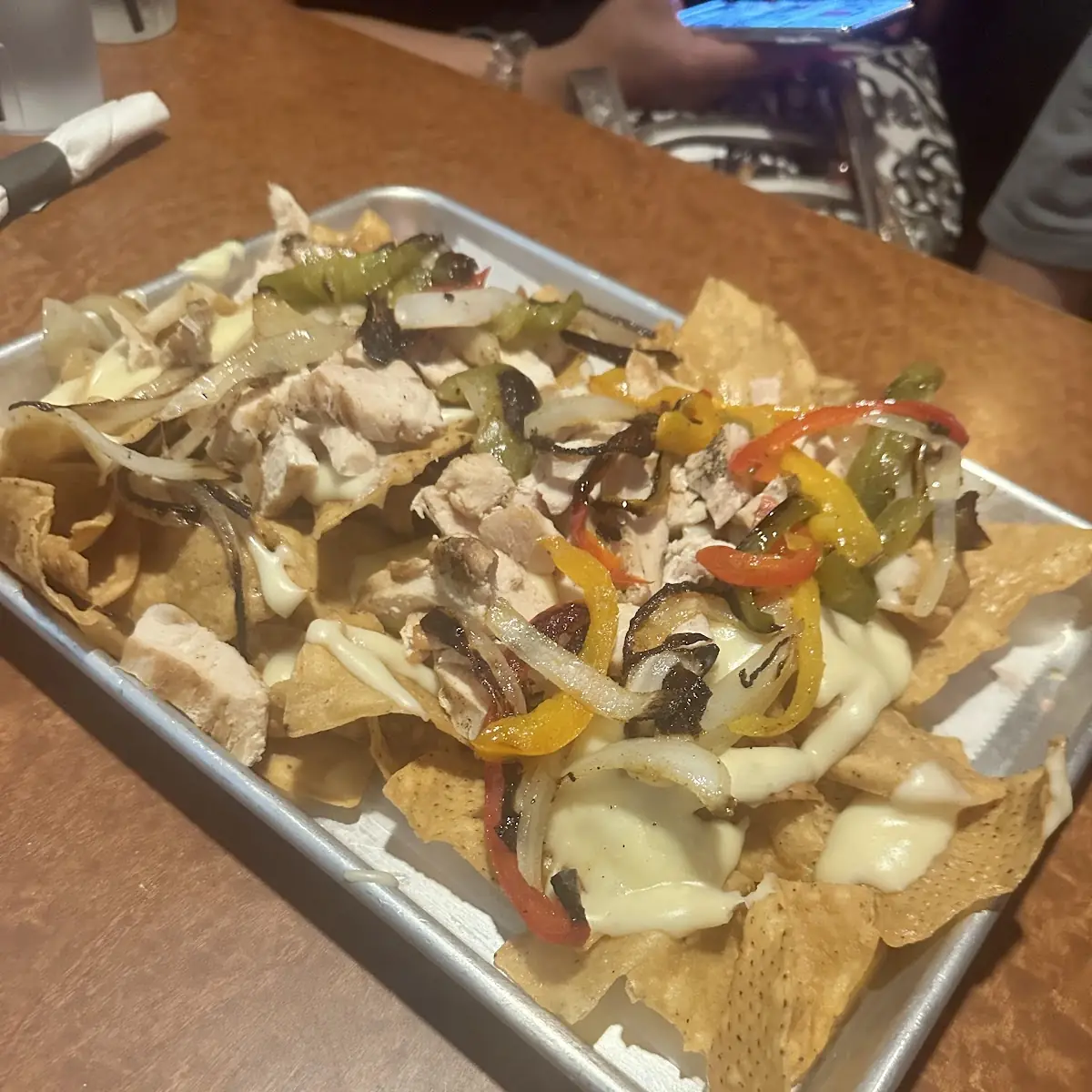 Chicken Fajita Nachos
