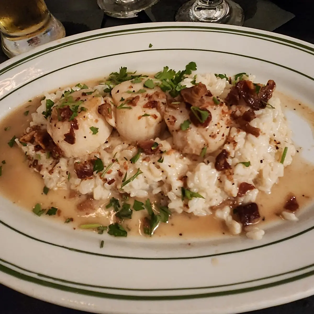 Scallops with Garlic Sauce