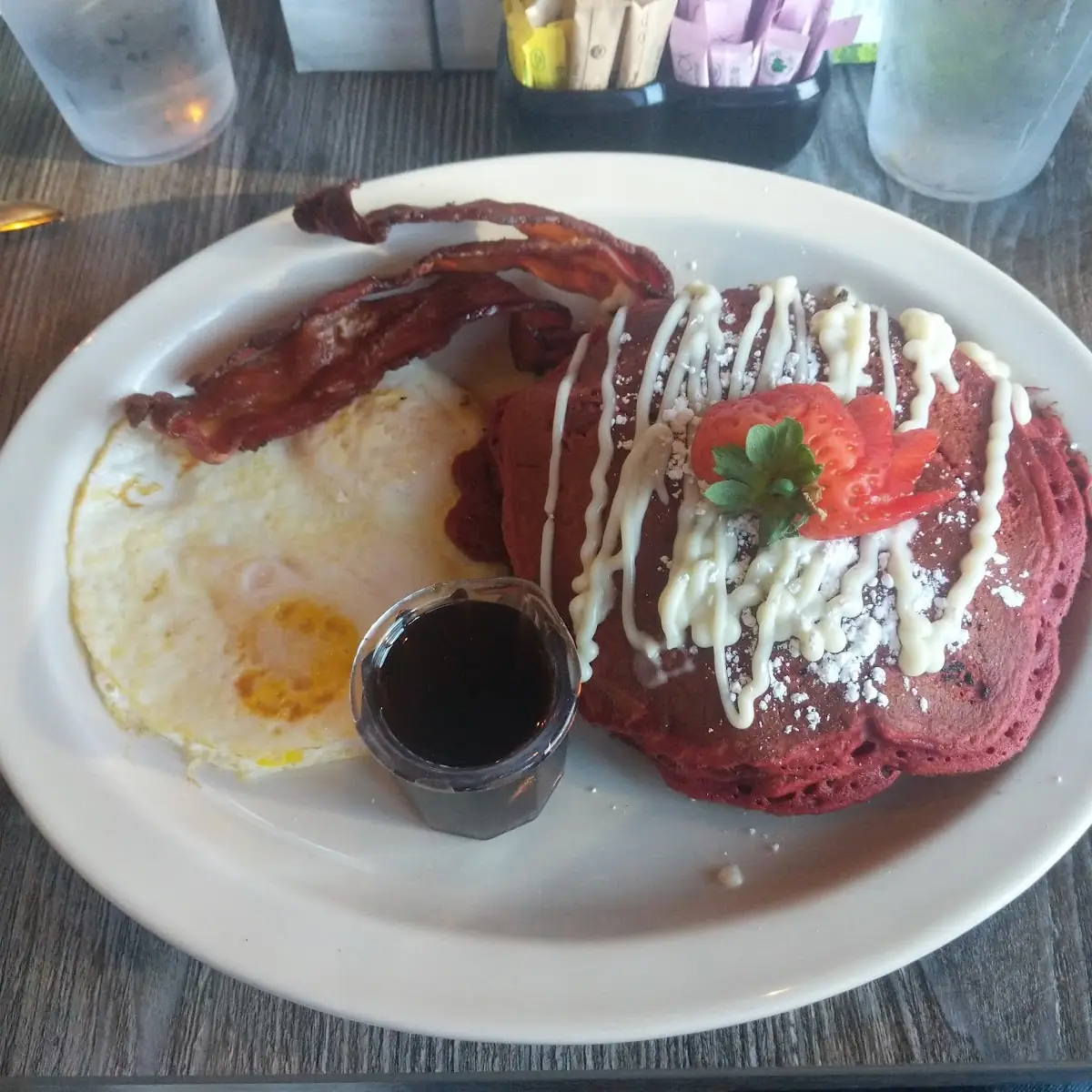 Red Velvet Pancakes