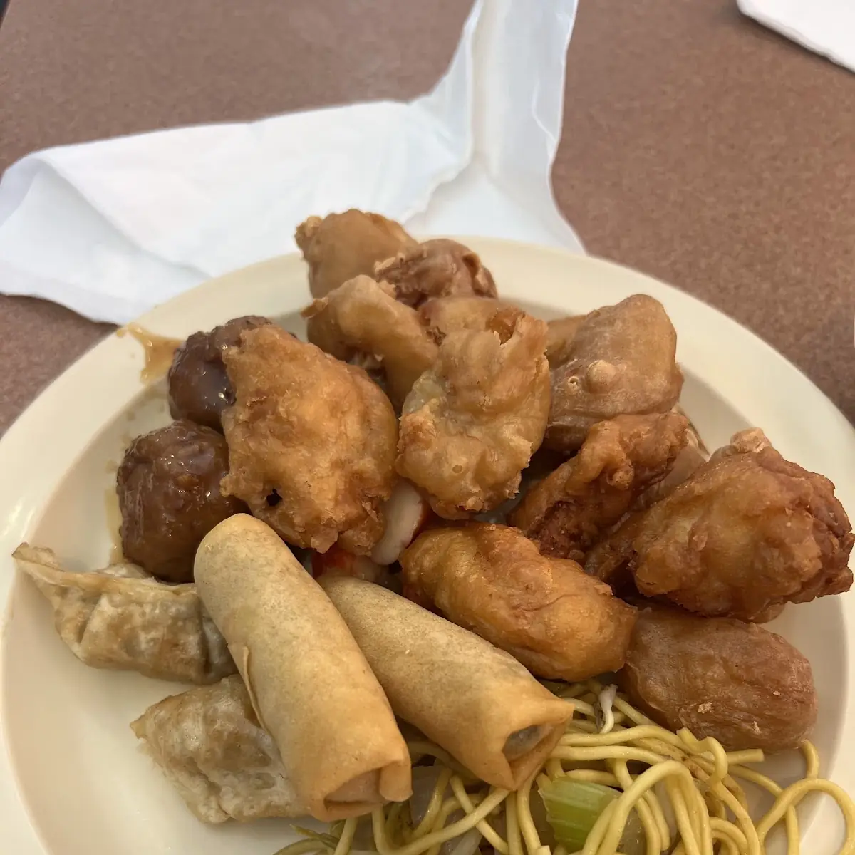 Mandarin Chicken Fried Shrimp