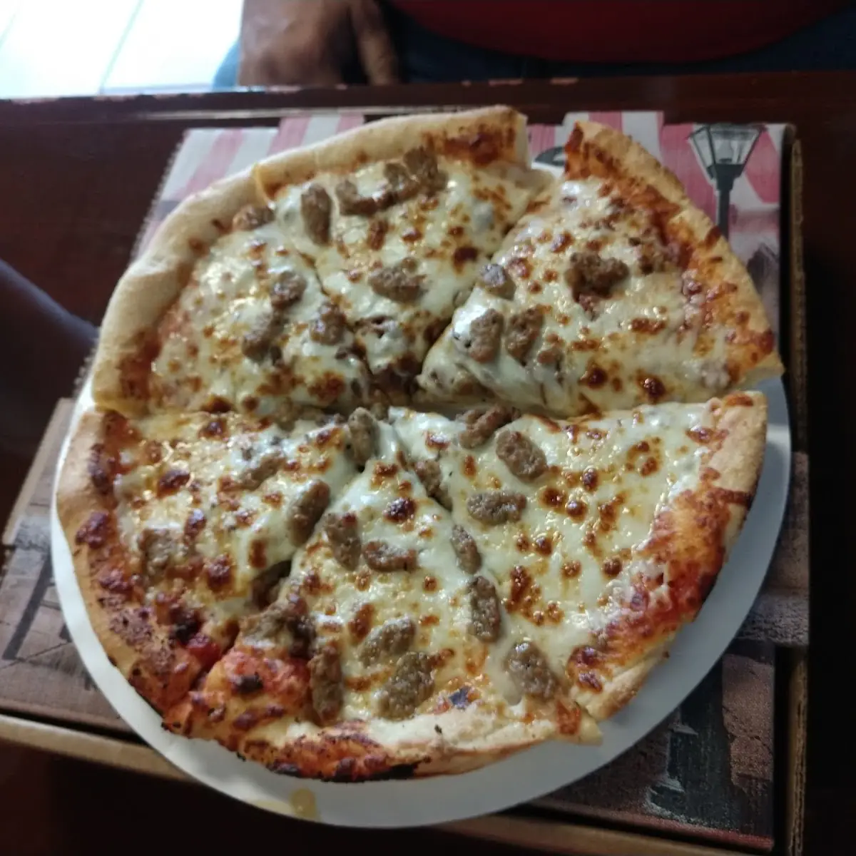 Beef and Cheese Pizza