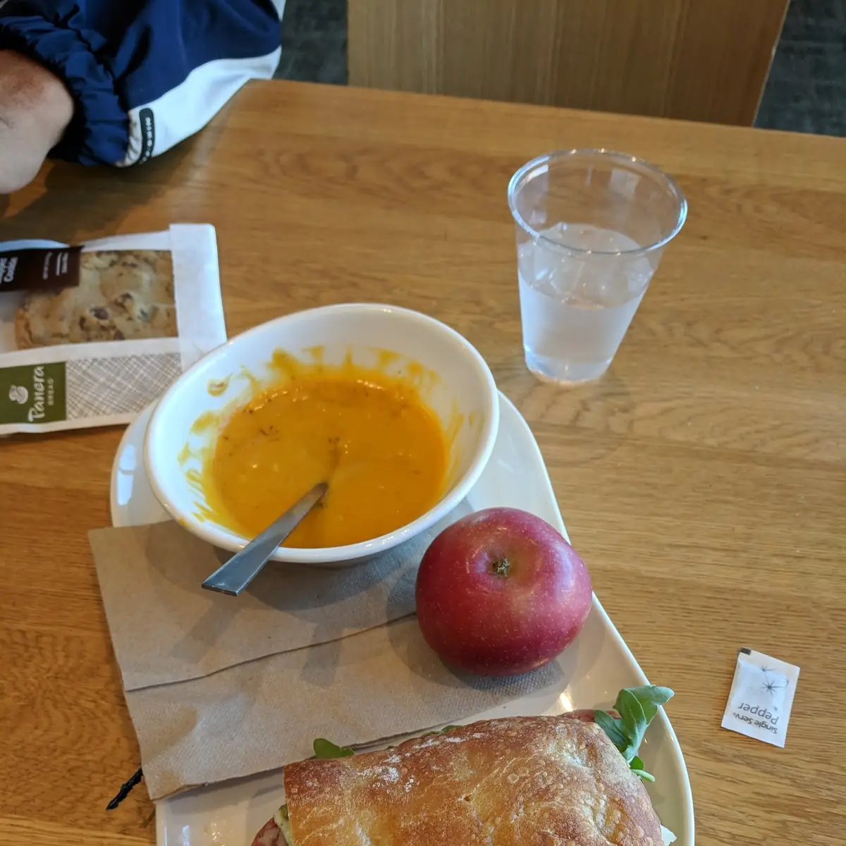 Italian Cold Cut Sub and Squash Soup