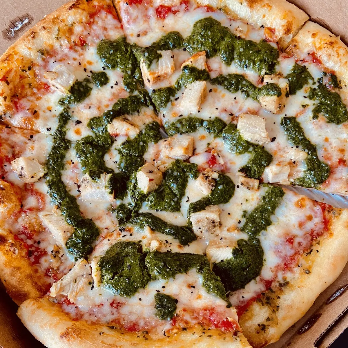 Pesto Chicken Pizza