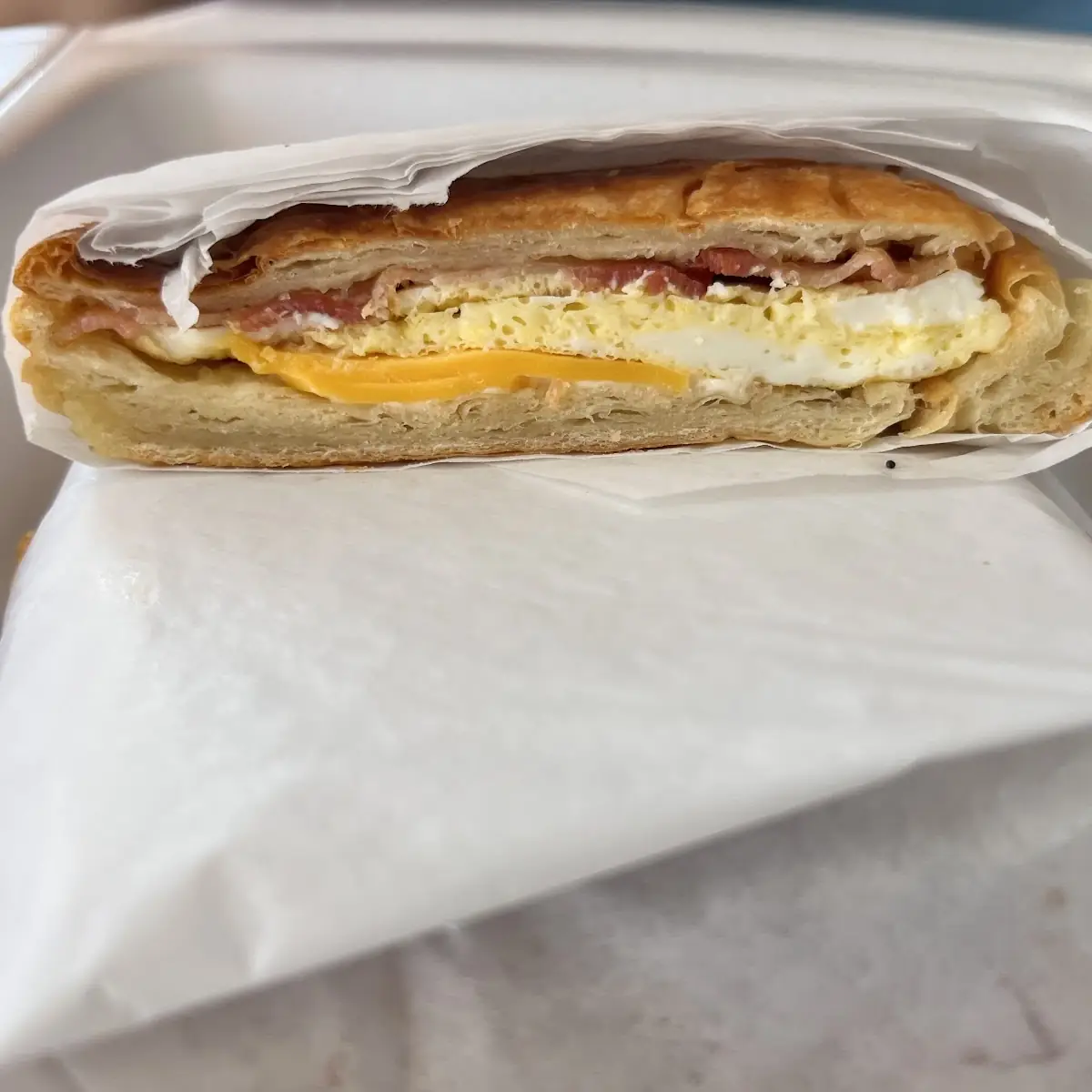 Bacon Egg Cheese Croissant