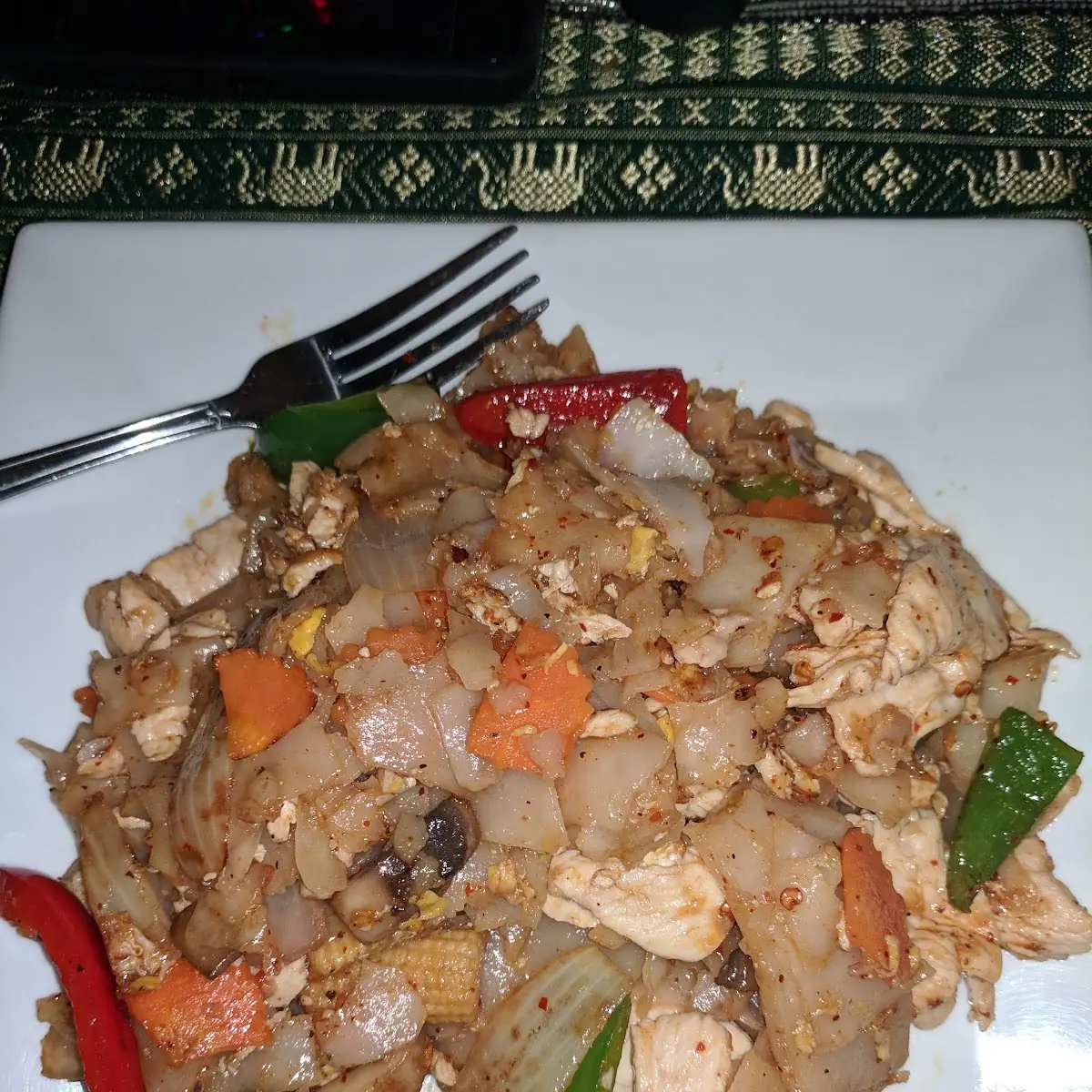Thai Basil Noodles with Chicken