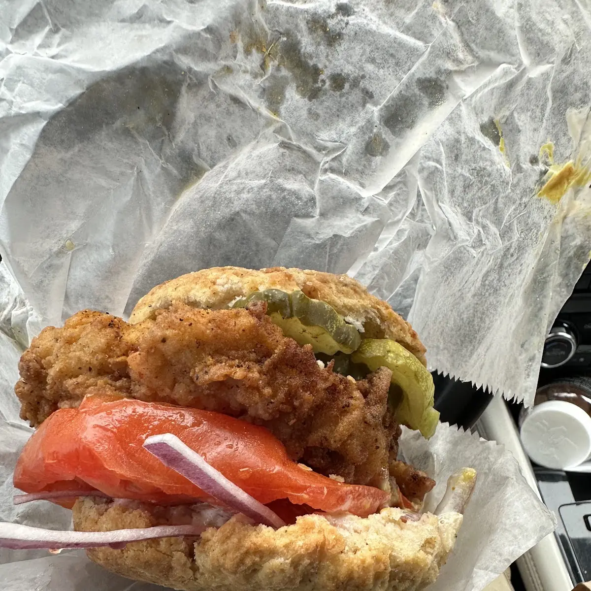 Nashville Hot Chicken Biscuit