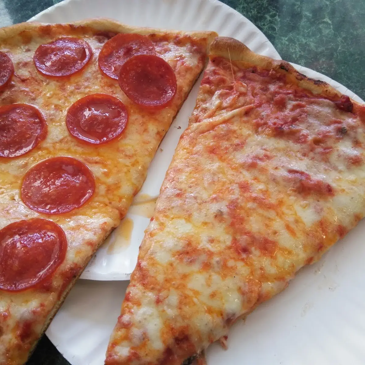 Plain Cheese Pizza Slice