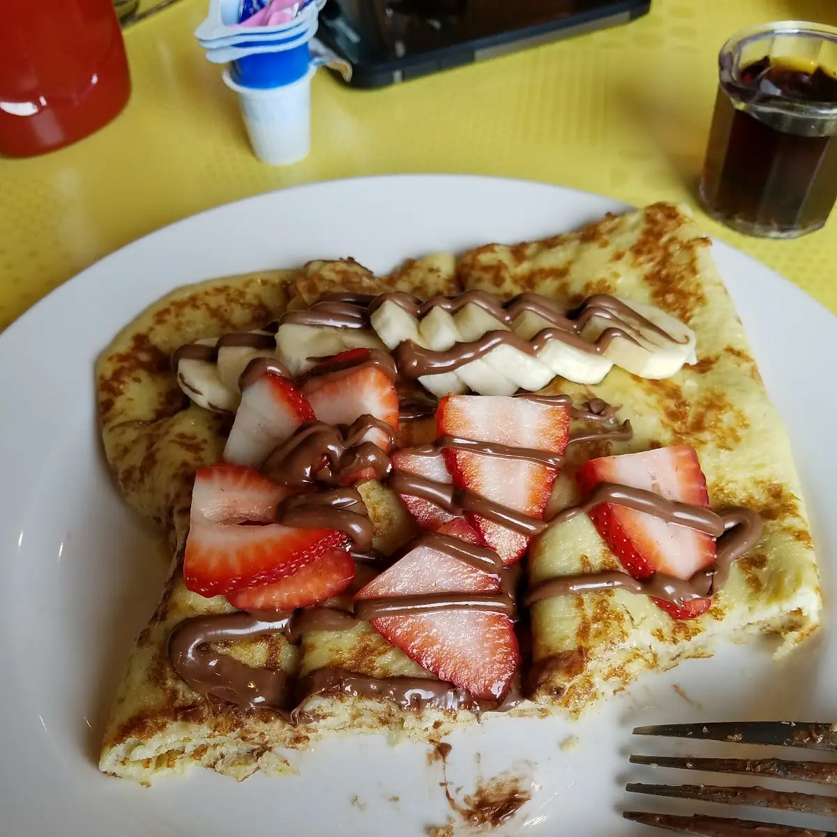 Strawberry Banana Crepes