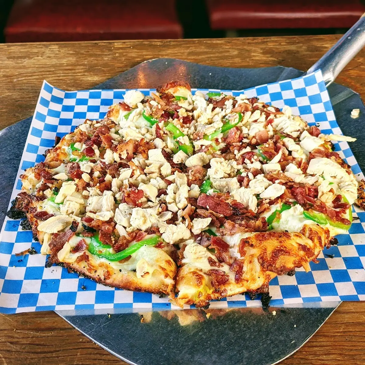 Garlic Chicken Pizza