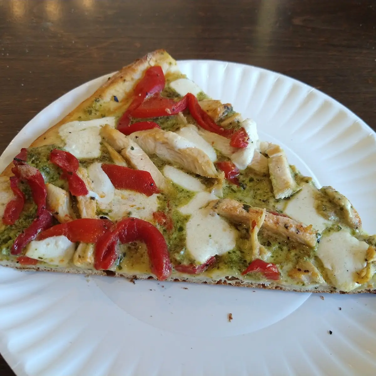 Chicken Pesto Slice