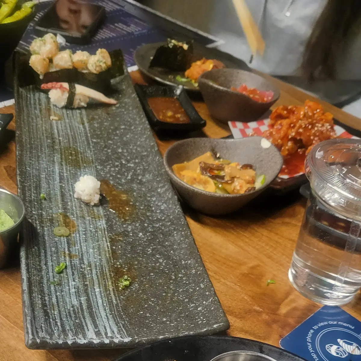 Hamachi Kama Scallop Hand Roll