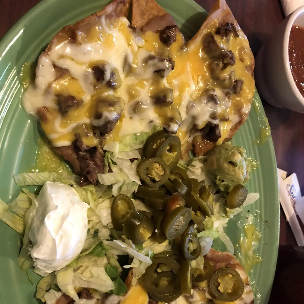 Bean and Cheese Nachos