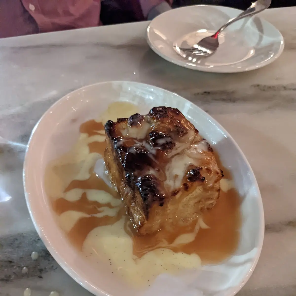 White Chocolate Bread Pudding