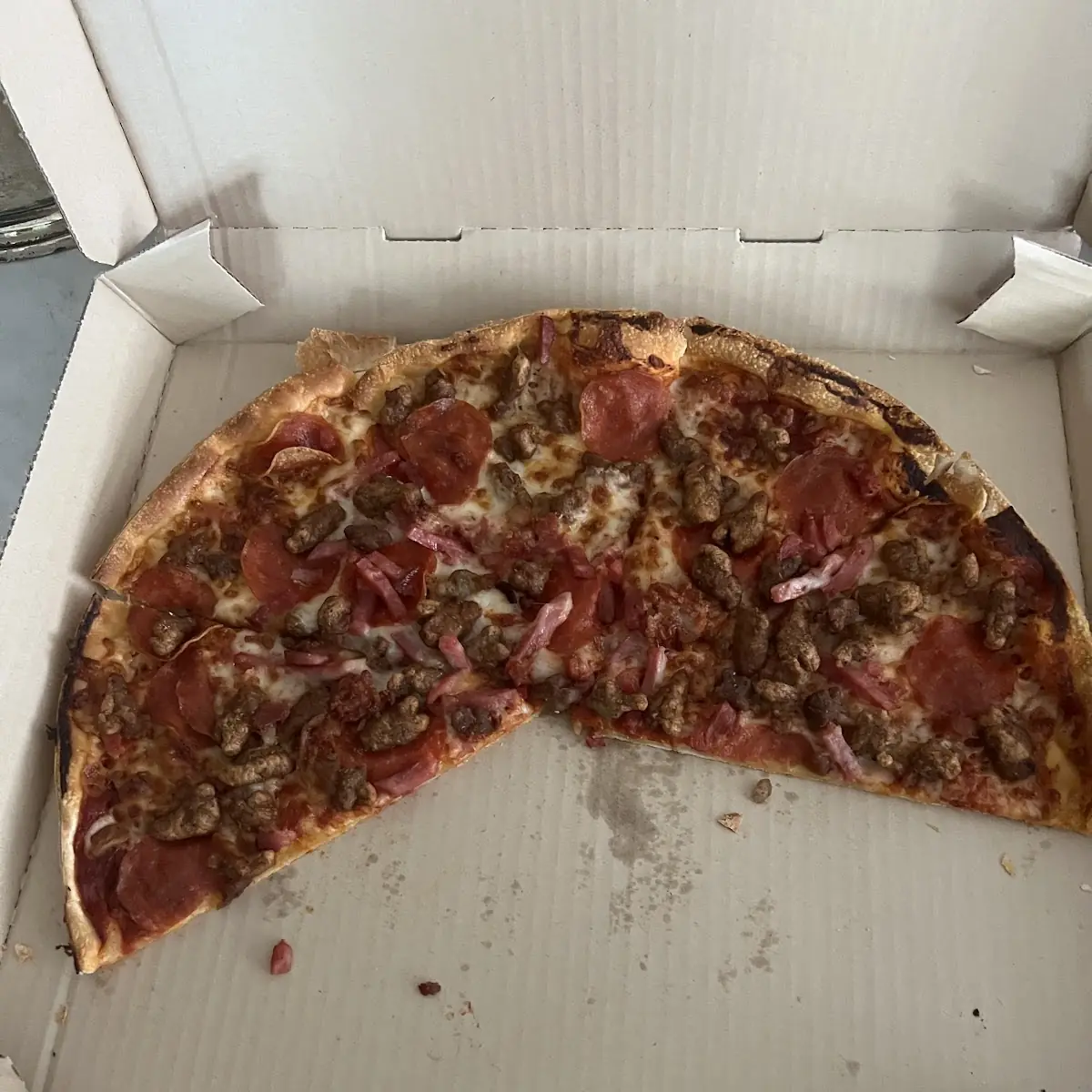 Meat Lovers Pizza Thin Crust