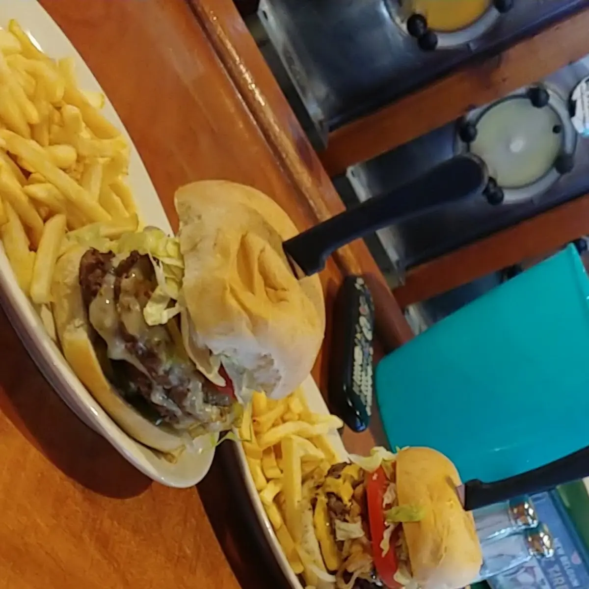 Burger and Fries