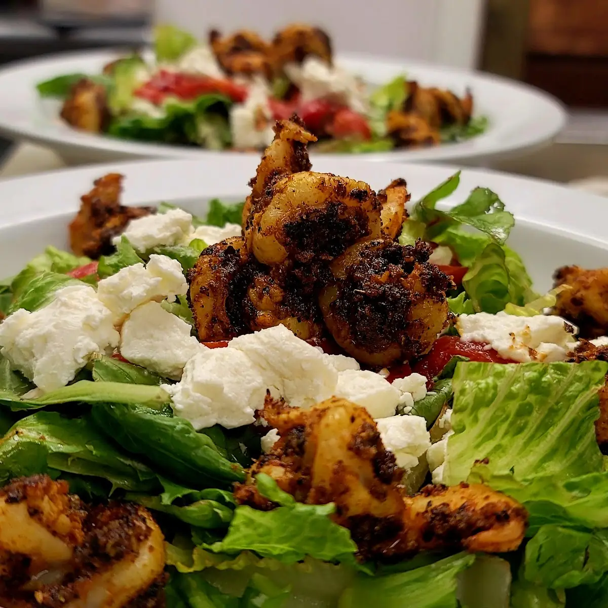 Cajun Shrimp & Goat Cheese Salad