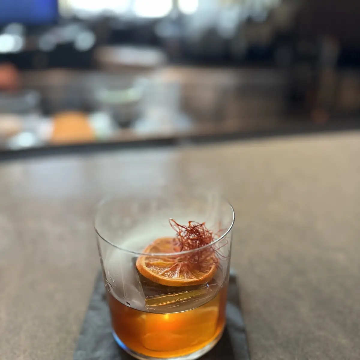 Old Fashioned and Water Glass